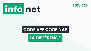 Code APE Code NAF quelle est la différence  définition aide lexique tuto explication [upl. by Ruelle953]