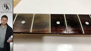 How I oil my fretboards  The guitar kit from solo music gear Part 14 [upl. by Menedez475]