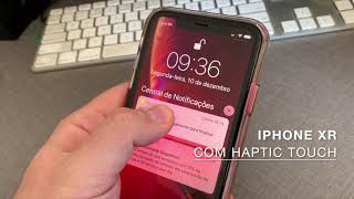 Diferença entre 3D Touch e o Haptic Touch do iPhone XR [upl. by Skees]