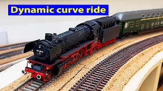 My model railroad dream layout Superelevation in the track curve English subtitles [upl. by Belier110]