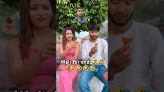 wait for end 🤣 foryou viral trending comedy funny youtubeshorts sigma couple [upl. by Brower]