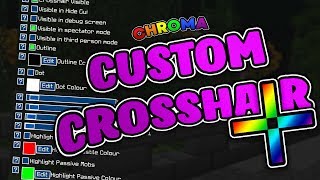 Custom Crosshair Mod v2 SHOWCASE  Chroma Player Highlighting amp More [upl. by Ymmac]