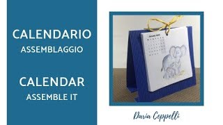 calendario da stampare tutorial [upl. by Wilma]