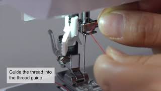 Uten Sewing Machine 2685A How to thread the needle thread [upl. by Xuagram]