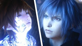 Kingdom Hearts 3 ReMind DLC  All Endings  Final Boss amp True Ending [upl. by Dari832]