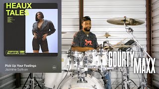 Jazmine Sullivan  Pick Up Your Feelings  Drum Cover  Vibe Live Arrangement  Gourty Maxx [upl. by Dyan901]