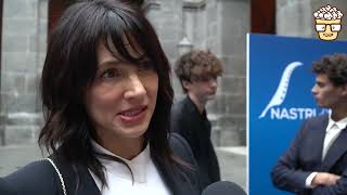 Asia Argento premiata ai quotNastri DArgento  Grandi Seriequot [upl. by Keelia]