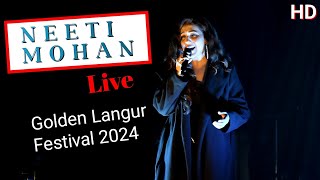 Neeti Mohan Live Performance At Golden Langur Festival 2024 [upl. by Bernj]