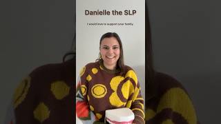 Hi Im Danielle the SpeechLanguage Pathologist SLP [upl. by Montagna341]