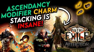 Stacking Ascendancy Modifiers w Charms is CRAZY POWERFUL  Path of Exile Affliction [upl. by Jedediah]