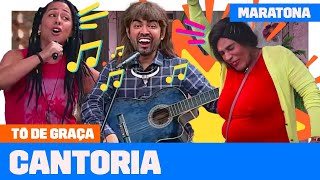 MARATONE os MELHORES MOMENTOS de CANTORIA  Tô De Graça  Humor Multishow [upl. by Roht]