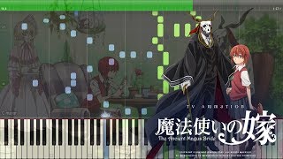 You  Mahoutsukai No Yome OP 2  魔法使いの嫁 OP 2 Piano Tutorial Midi  Sheet [upl. by Mall]