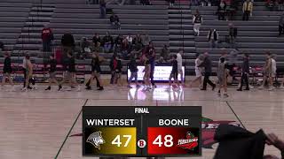 Boone Basketball vs Winterset [upl. by Skutchan]