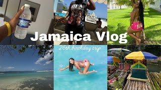 JAMAICA TRAVEL VLOG Montego bay 26th birthday 🇯🇲 Riu allinclusive resort  bamboo rafting amp more [upl. by Junko284]