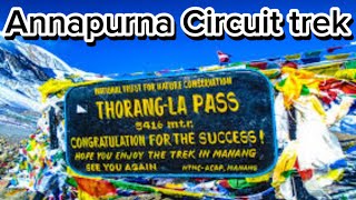 Annapurna circuit trek  Thorangla pass trek  Annapurna trek  Nepal High pass trek [upl. by Burk]