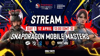 🔴 LIVE STREAM A Snapdragon Mobile Masters 2024  Day 1  CODM  Portuguese [upl. by Shawn]