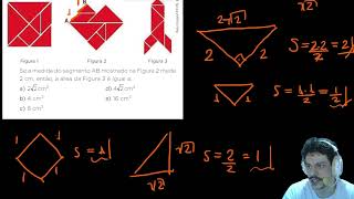 TSI  Resolução de Exercícios  Lista 8  Caderno 2  Área de Figuras Planas [upl. by Sierra523]