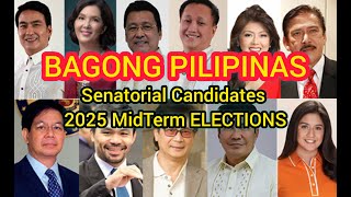 BAGONG PILIPINAS Senatorial Candidates Under PBBM  BAGONG UNITEAM [upl. by Carlynn919]