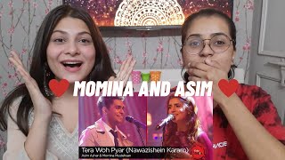 Indian React On Tera Woh Pyar Nawazishein Karam  Momina Mustehsan amp Asim Azhar [upl. by Yrgoerg]