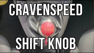 Fiat 500 Cravenspeed shift knob install [upl. by Nelsen]