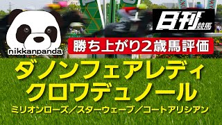 【POG】勝ち上がり２歳馬評価2024年【第1弾】（ダノンフェアレディ、ミリオンローズ、スターウェーブ、コートアリシアン、クロワデュノール） [upl. by Tamaru708]