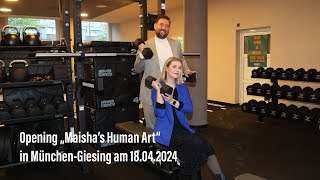 OpeningAbend des Fitnessstudios „Maisha’s Human Arts“ in MünchenGiesing am 18 April 2024 [upl. by Lema998]