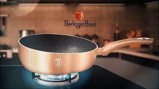 Berlinger Haus Metallic Line Rosegold Edition Flip Frypan Presentation BH1522N [upl. by Harmaning]