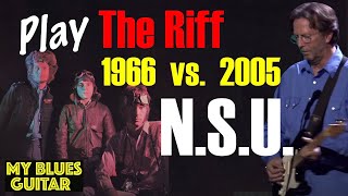 How to Play NSU by Cream  The Riff  Guitar Lesson [upl. by Conn]