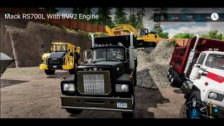 FS22 Mack RS700L With 8V92 Engine [upl. by Utta551]