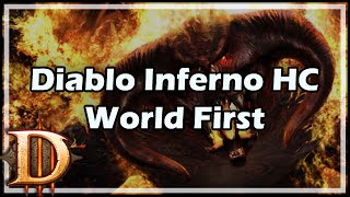 Diablo 3 World First Diablo Kill On Hardcore Inferno [upl. by Hathaway]