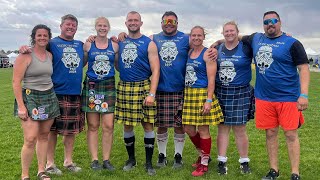 NM Pro MenWomen Weight Over Bar highlandgames [upl. by Enylodnewg]