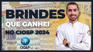 Brindes que ganhei no CIOSP 2024 [upl. by Nosnek]