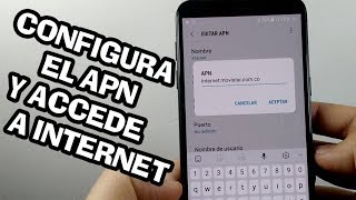 SAMSUNG GALAXY J6 Configurar Internet Movistar Colombia O Punto De Acesso APN  📲 [upl. by Marti105]