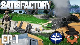 Satisfactory Multiplayer Ep1 Double Trouble [upl. by Errehs]