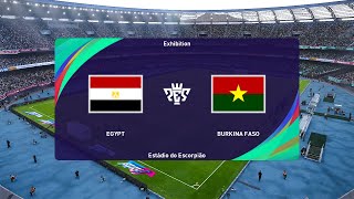 Egypt vs Burkina Faso 06062024 FIFA World Cup Qualification CAF PES 2021 [upl. by Coffee140]