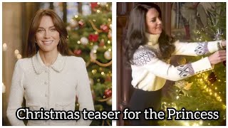 Princess of Wales invites fans to tune into her special carol service in teaser clip for concert [upl. by Kobe926]