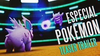 Gengar VS Nidorino Combate Pokémon en 3D [upl. by Airahcaz465]