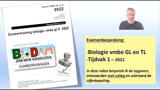 Examentraining biologie CE 2022 tv1 vmbo tl [upl. by Armbruster]