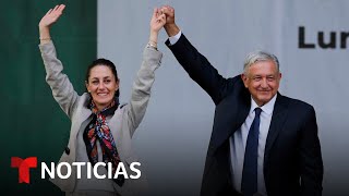 AMLO habla tras el virtual triunfo de Claudia Sheinbaum en las elecciones presidenciales de México [upl. by Akemihs]