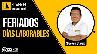 ¿Cómo Calcular Días Laborables y Feriados en Power BI [upl. by Oribella754]