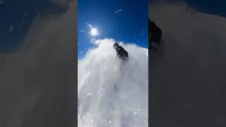 🏂🥷❄️Snowboarder executes Ninja Vanish under bright blue skies at Copper Mountain Colorado [upl. by Hcnarb]