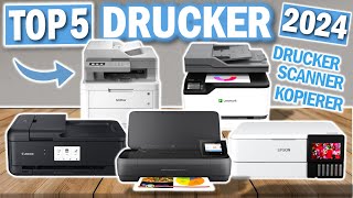 Top 5 MULTIFUNKTIONSDRUCKER 2024  Die Besten Drucker Scanner Kopierer im Vergleich [upl. by Neelyar687]