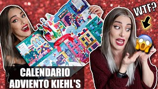 🔥KIEHLS me trolea⁉️Abriendo CALENDARIO de ADVIENTO 2019  REVIEW de 24 productos [upl. by Haney]