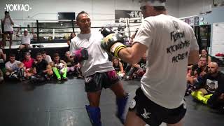 All Saenchai and Superlek sparring in FLORIDA  YOKKAO Muay Thai Seminar Tour 2022 [upl. by Krystalle]