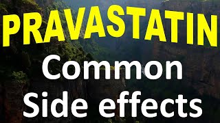 PRAVASTATIN Common side effects [upl. by Toille]