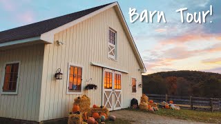 Equestrian BARN TOUR • Another Day in the Life of an Eventing Barn Manager  HORSE FARM VLOG [upl. by Sandor]