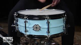 Dunnett Classic 14x55 Model 2N Aluminum Snare Drum  Heisenberg Blue [upl. by Cecilla]