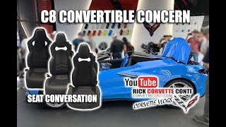 C8 2020 CONVERTIBLE CONCERN amp SEAT CONVERSATION FROM ROAD ATLANTA CORVETTE [upl. by Alaehs452]