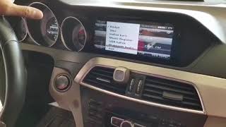 Mercedes C180 amg android navigasyon sistemi [upl. by Ailed]