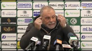 Avellino Braglia sbotta in conferenza stampa [upl. by Ahsitauq694]